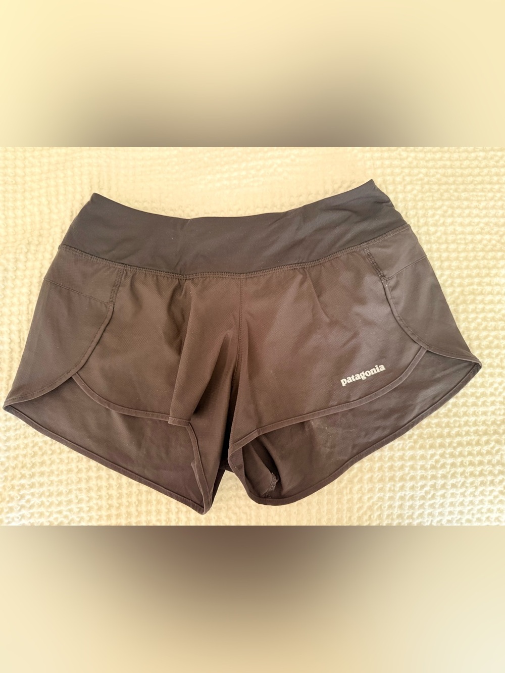 Patagonia Women’s Black Athletic Running Shorts (Stider Pro)